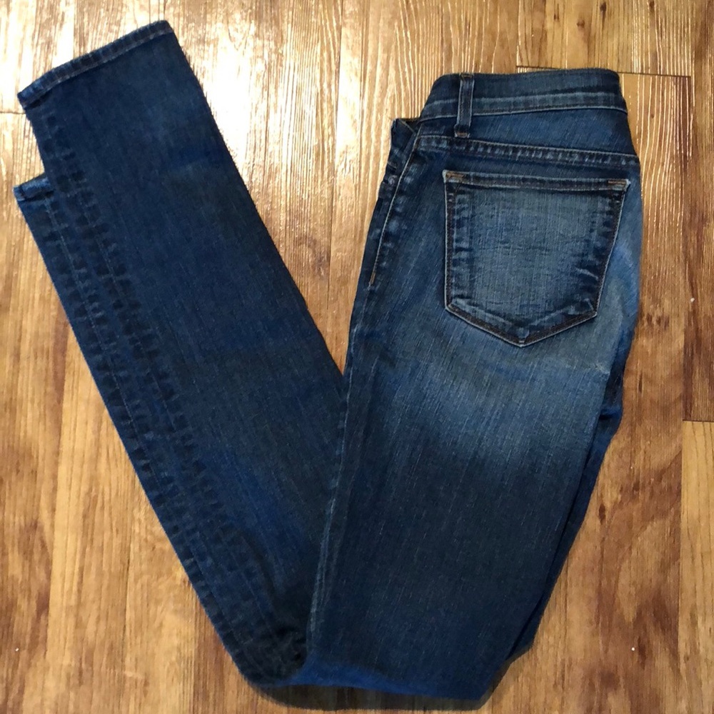 J brand pencil leg low rise jeans